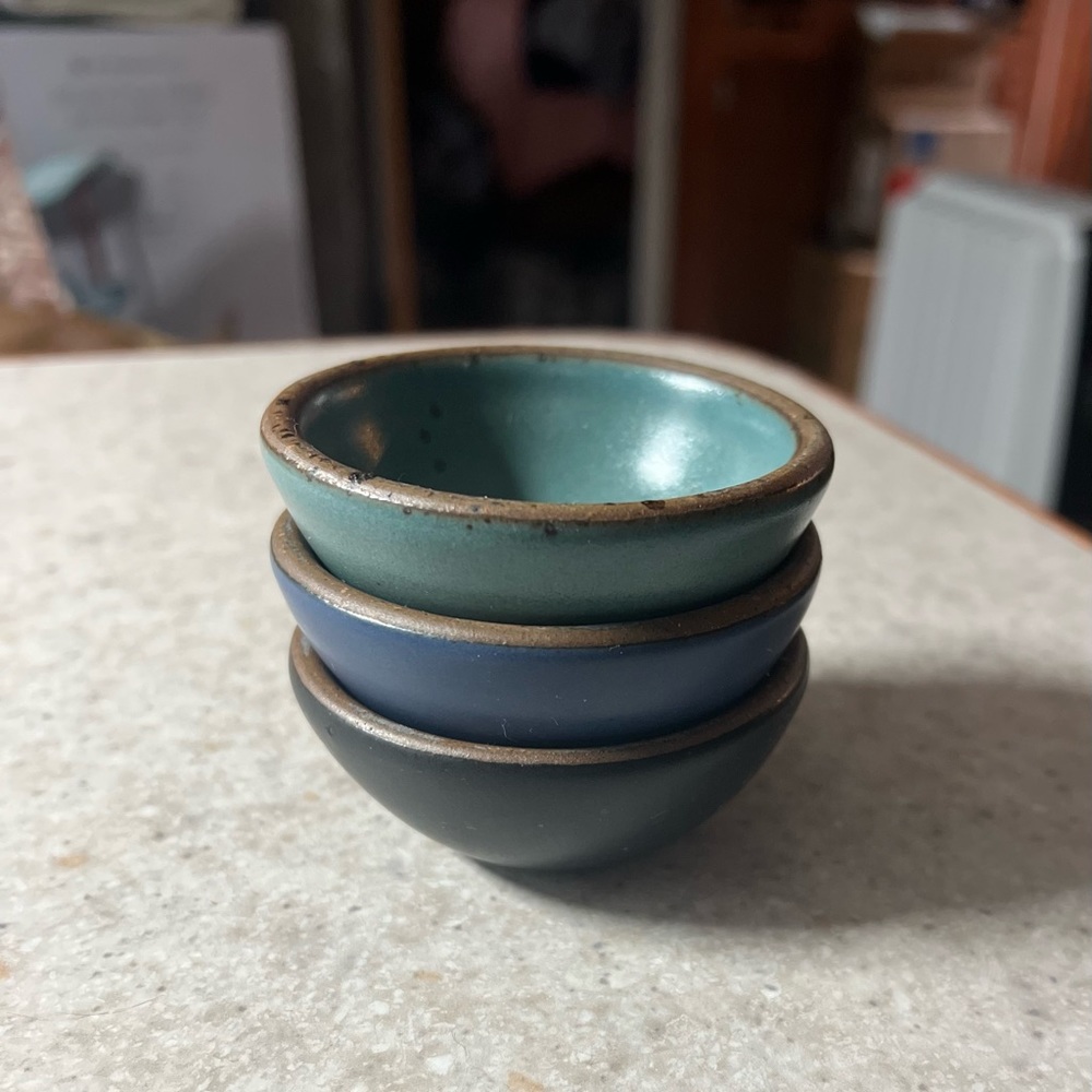 Set of 3 first quality East Fork Pottery Bitty Bowls